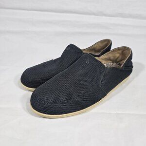 Olukai Waialua Mesh Loafers Women Size 9 Shoes Slip On Blue Travel Resortwear